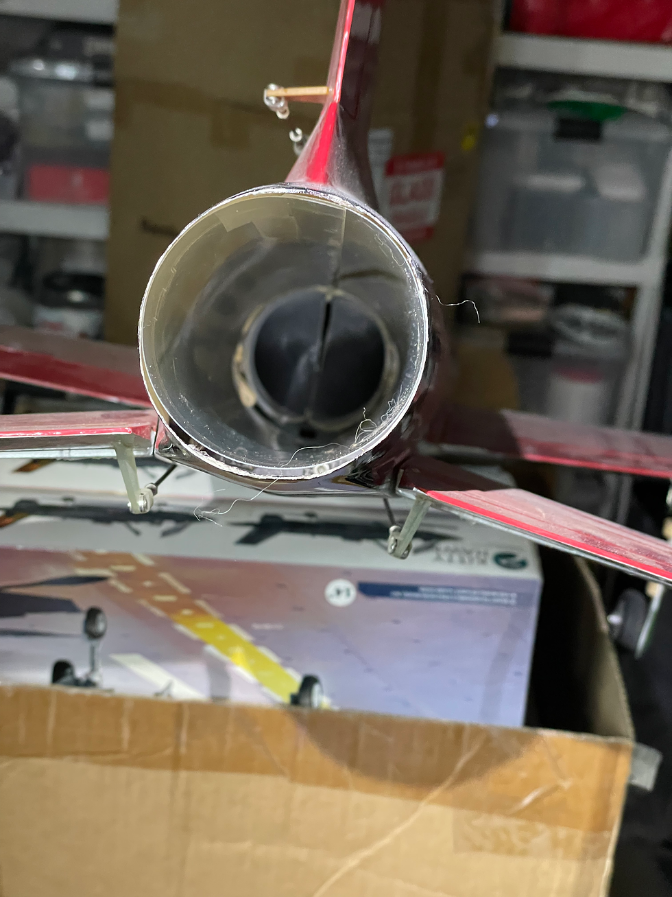 الصورة المصغرة: Replacement Thrust Tube for Habu 32 with stock DeltaV32 80mm EDF