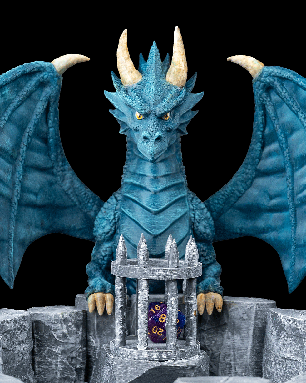 Thumbnail: Sanctum of the Wyrm Dice Tray - Table Top Gaming Dice Cathedral