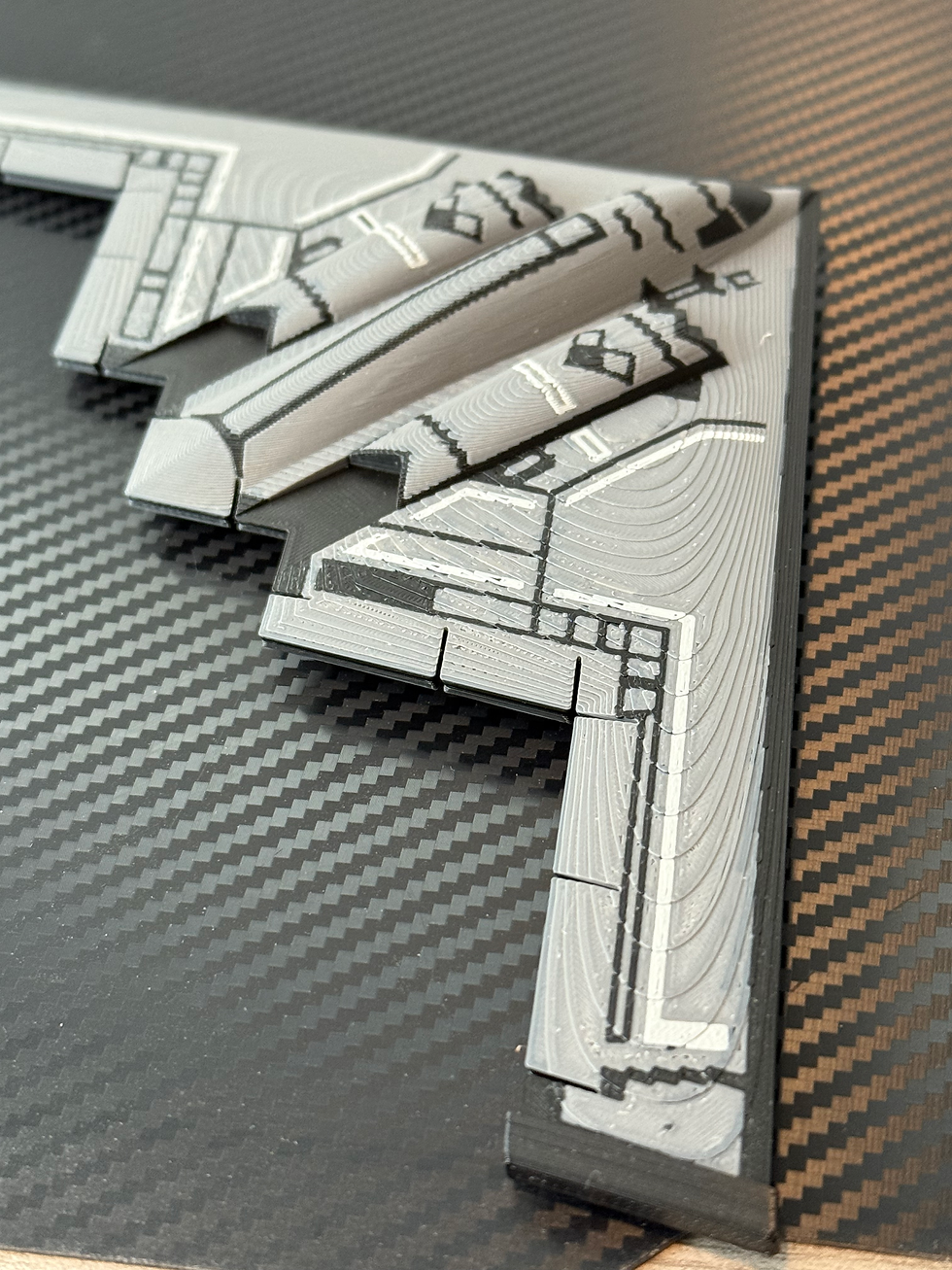 Thumbnail: B-2 Stealth Bomber Model Kit – 3D Printed Flat-Pack Jet Kit
