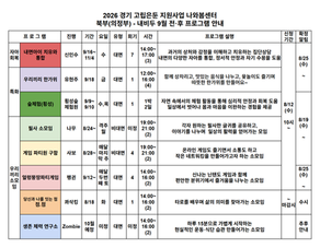 나와봄센터_9·10월 프로그램 안내