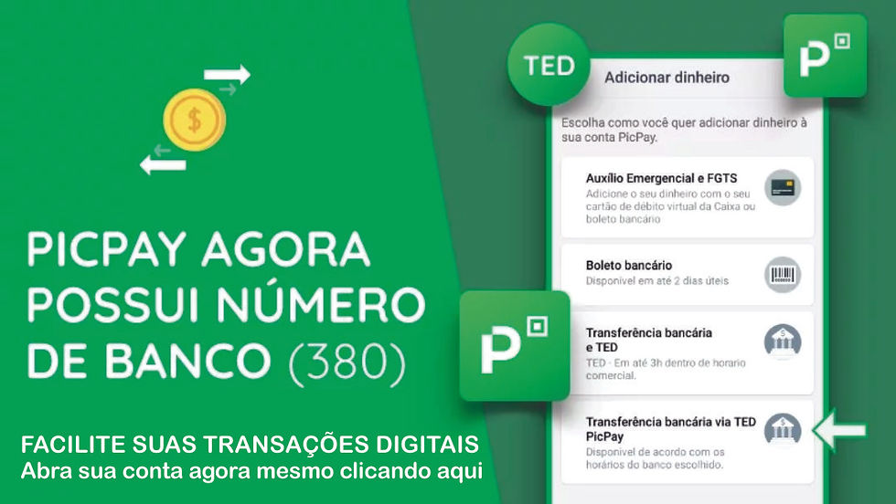 PIC PAY ABRA SUA CONTA