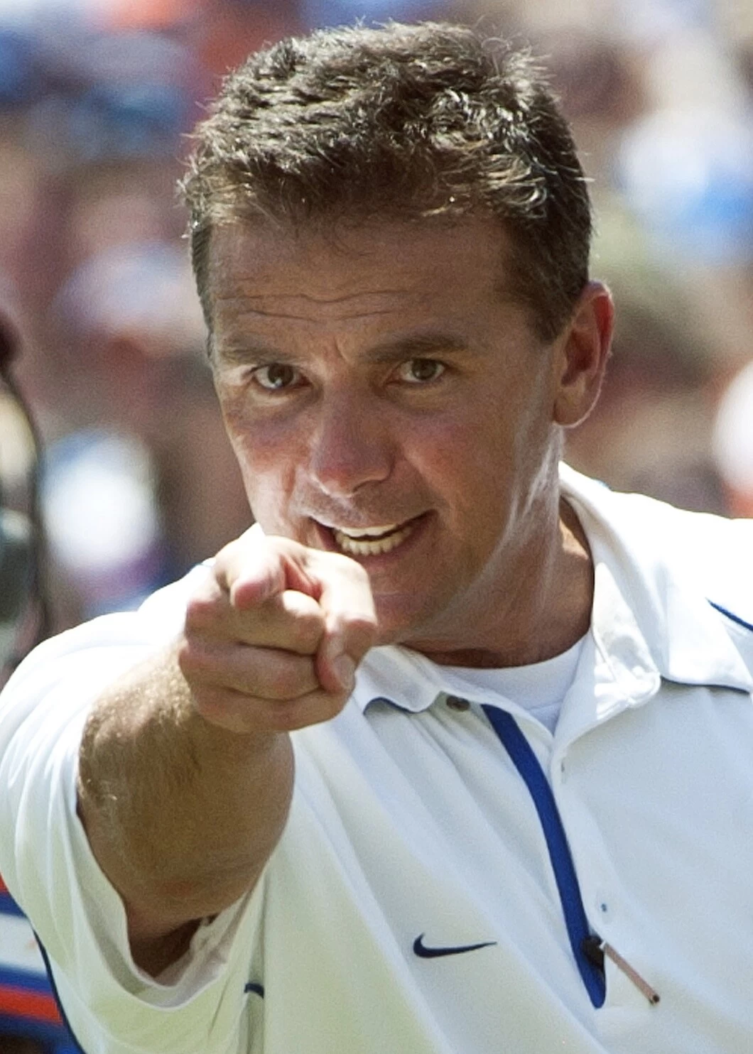 Coach telling you to keep your head steady during your golf swing