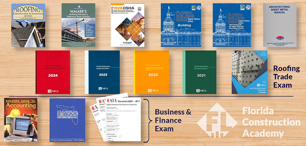 Thumbnail: Roofing Contractors Exam - Book Set