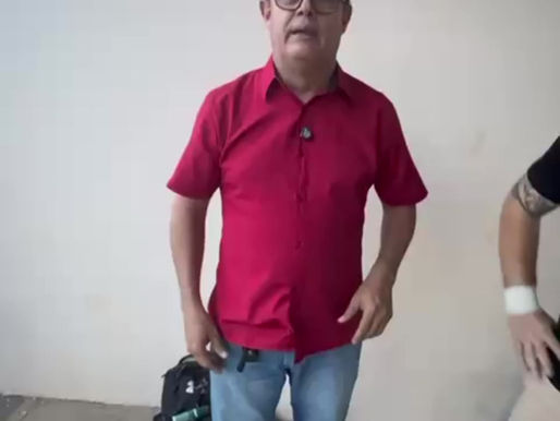 Contra Mestre Kanguru visita a Escolinha de Capoeira