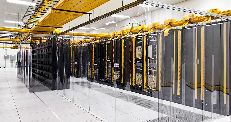 Data center interior 