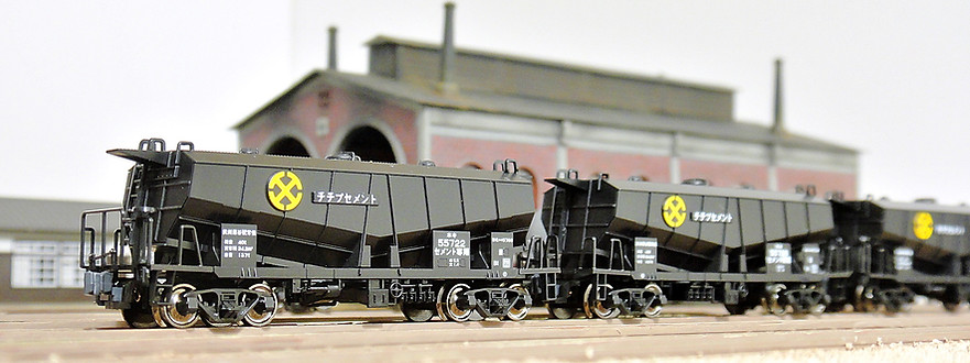 KATO, ホキ5700, 8071, 10-1426, カプラー交換, ポポンデッタ, 車間短縮ナックルカプラー(28-187), ナハフ11かもめナックルカプラー(Z05-1376), 入線, レビュー, 秩父セメント