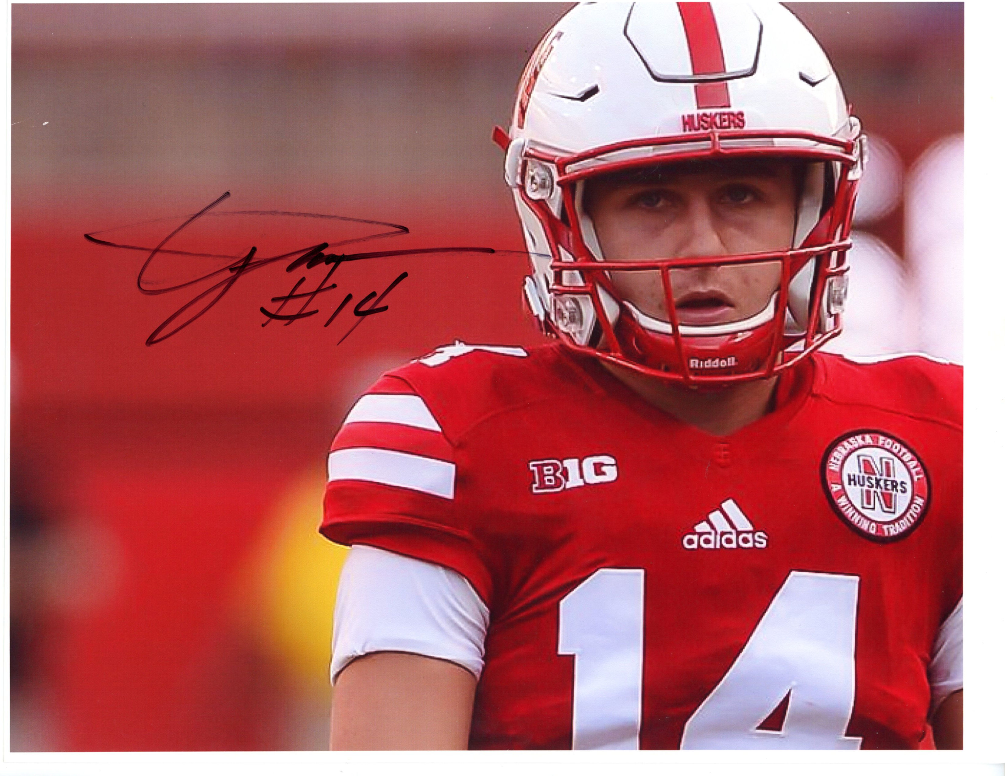 Tristan Gebbia Autographed 8.5x11