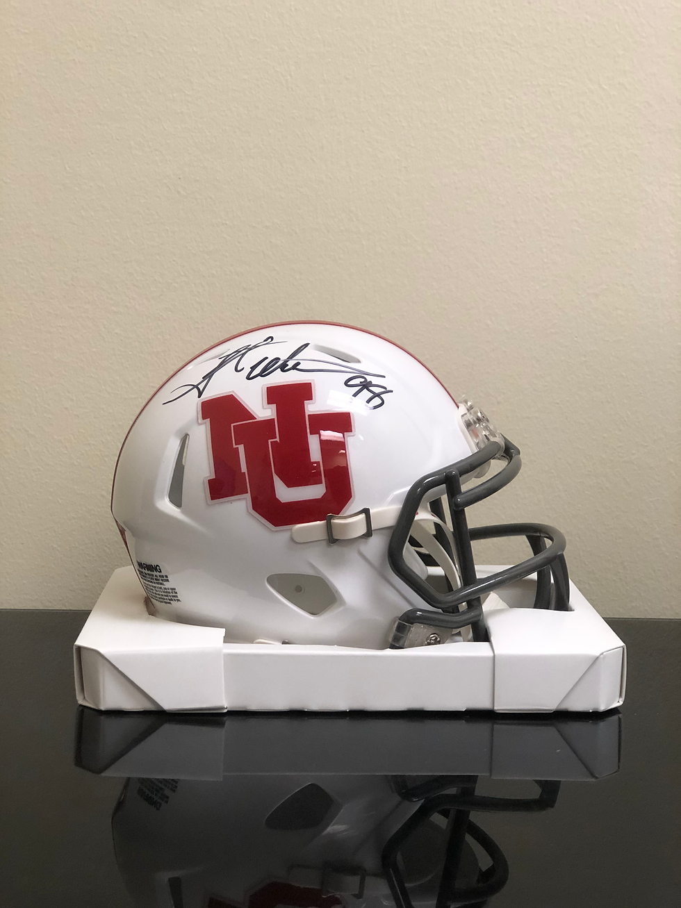 Thumbnail: Grant Wistrom Autographed Nebraska Mini Helmet