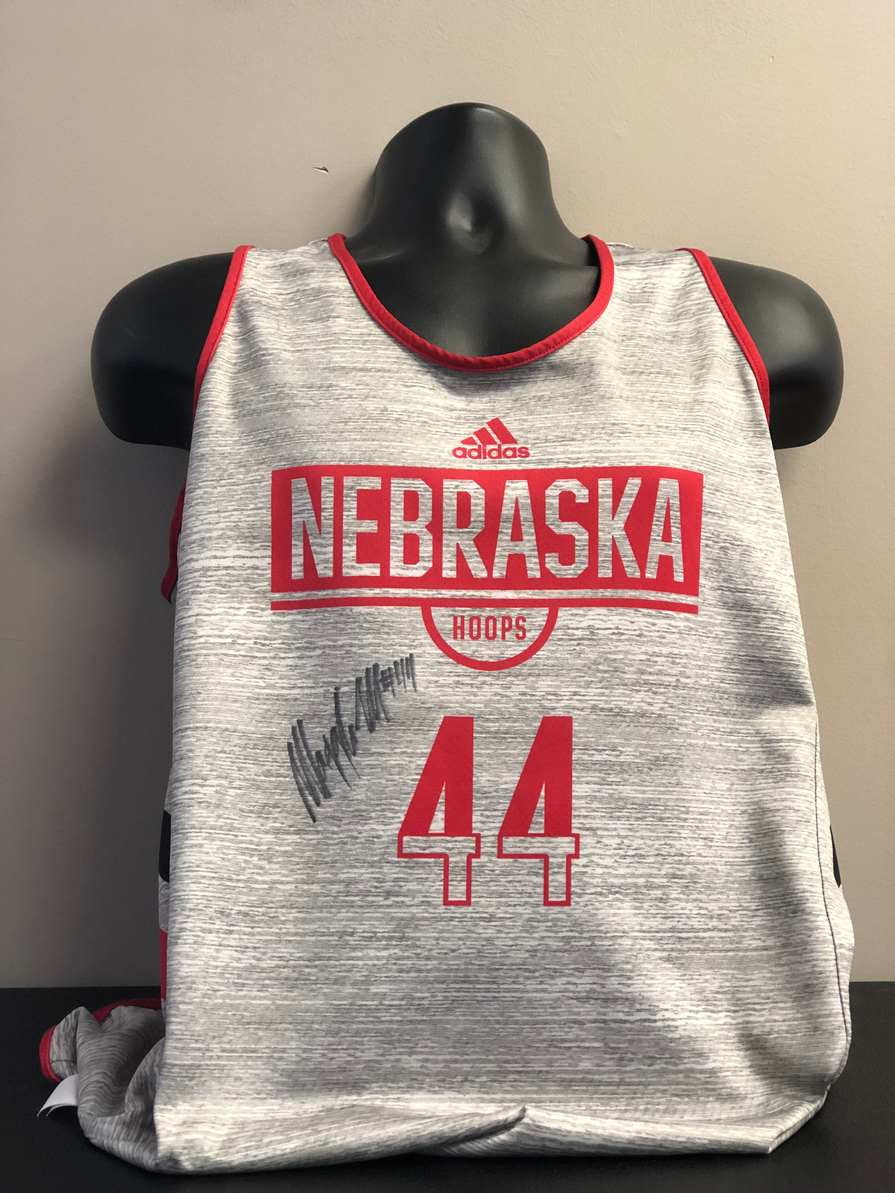 Maggie Mendelson Autographed Practice Worn Nebraska Basketball Jersey