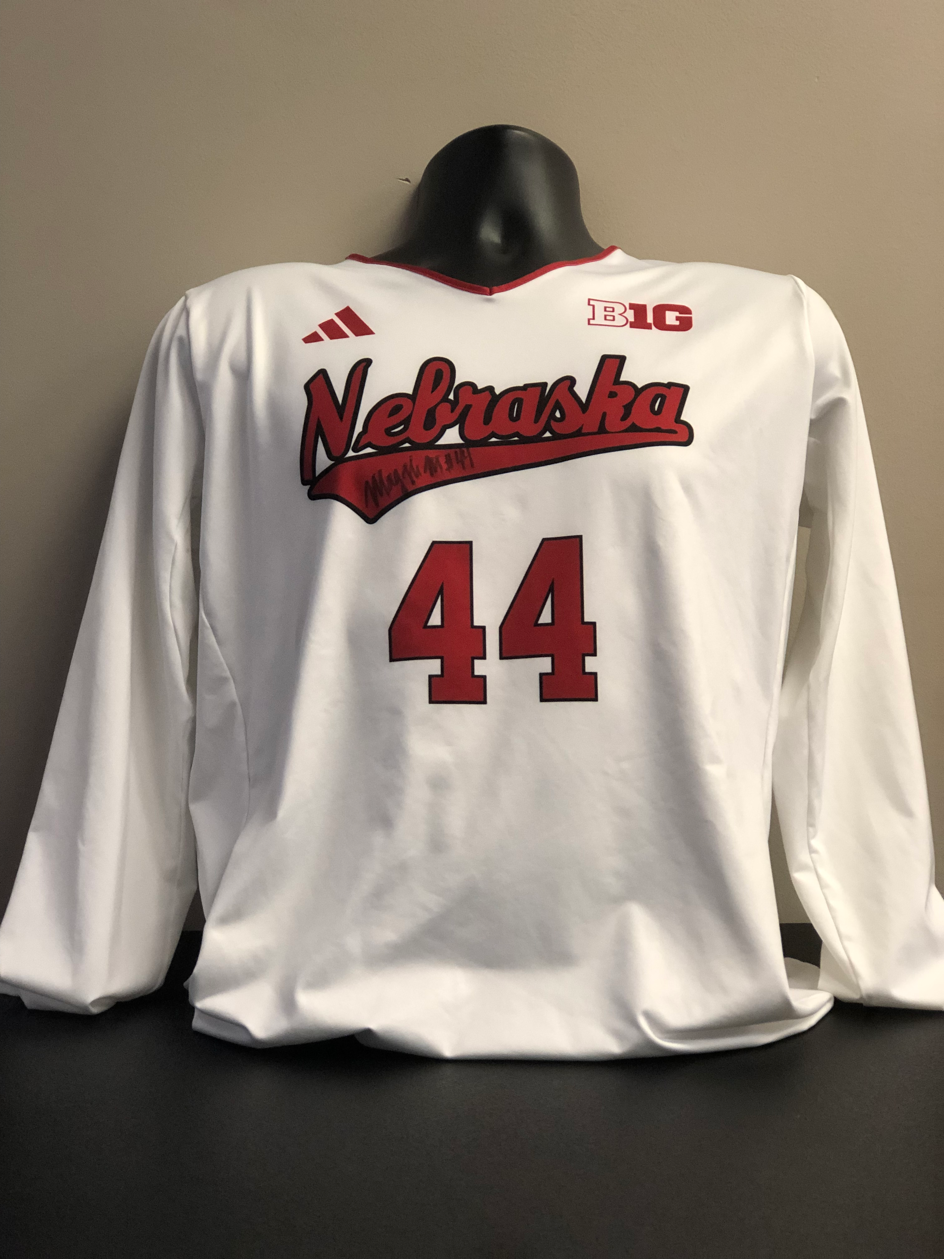 Maggie Mendelson Autographed Game Worn/Issued Nebraska Volleyball Jersey