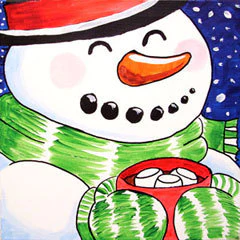 Cozy Snowman
