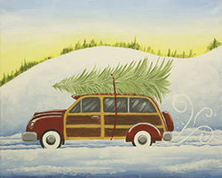Woody car