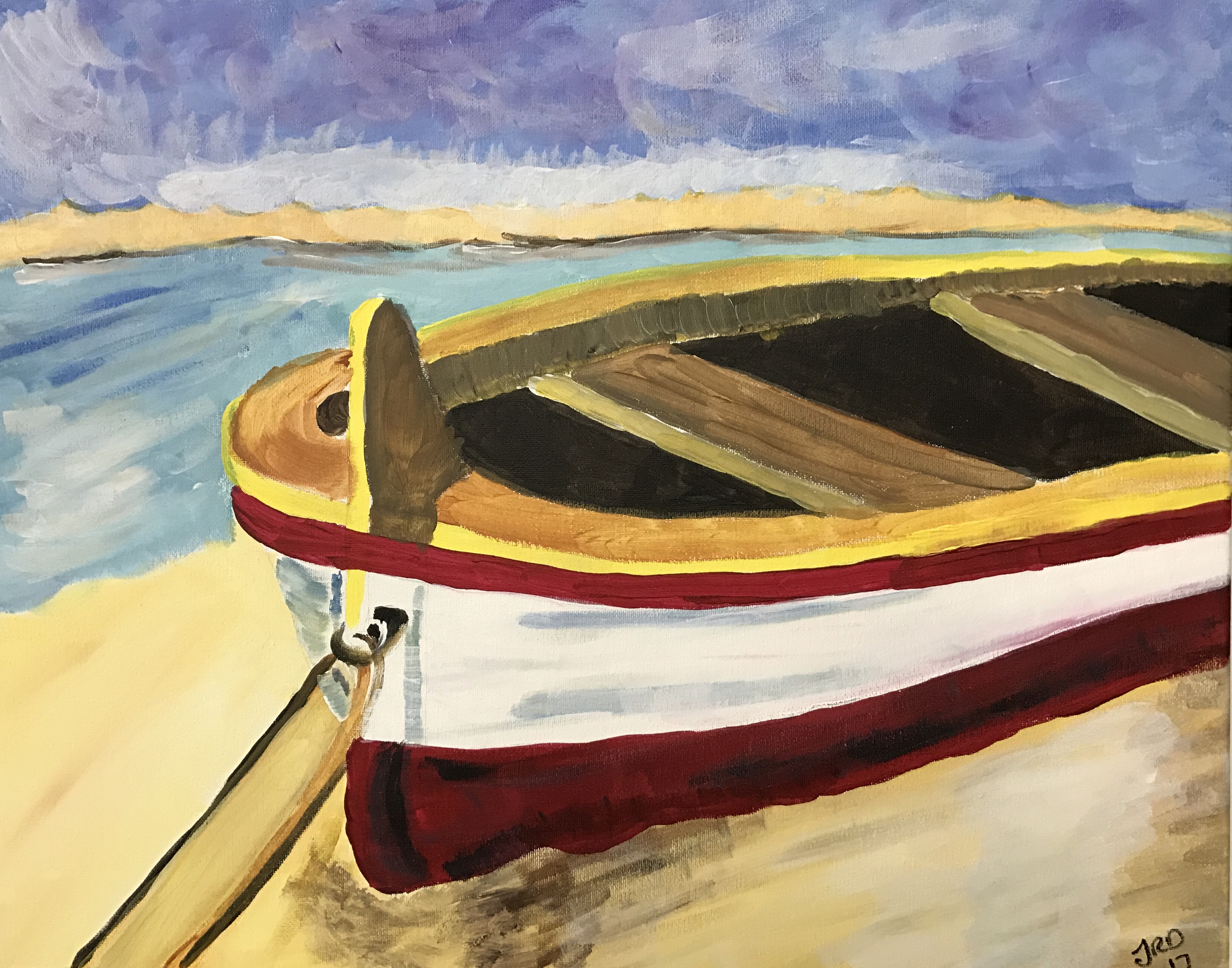 Beached Boat