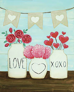 Rustic valentines