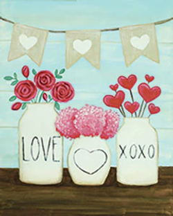 Rustic valentines
