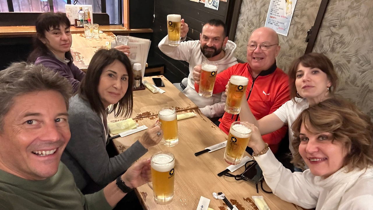 Birra in compagnia dei MilleMonti Friends a Tokyo