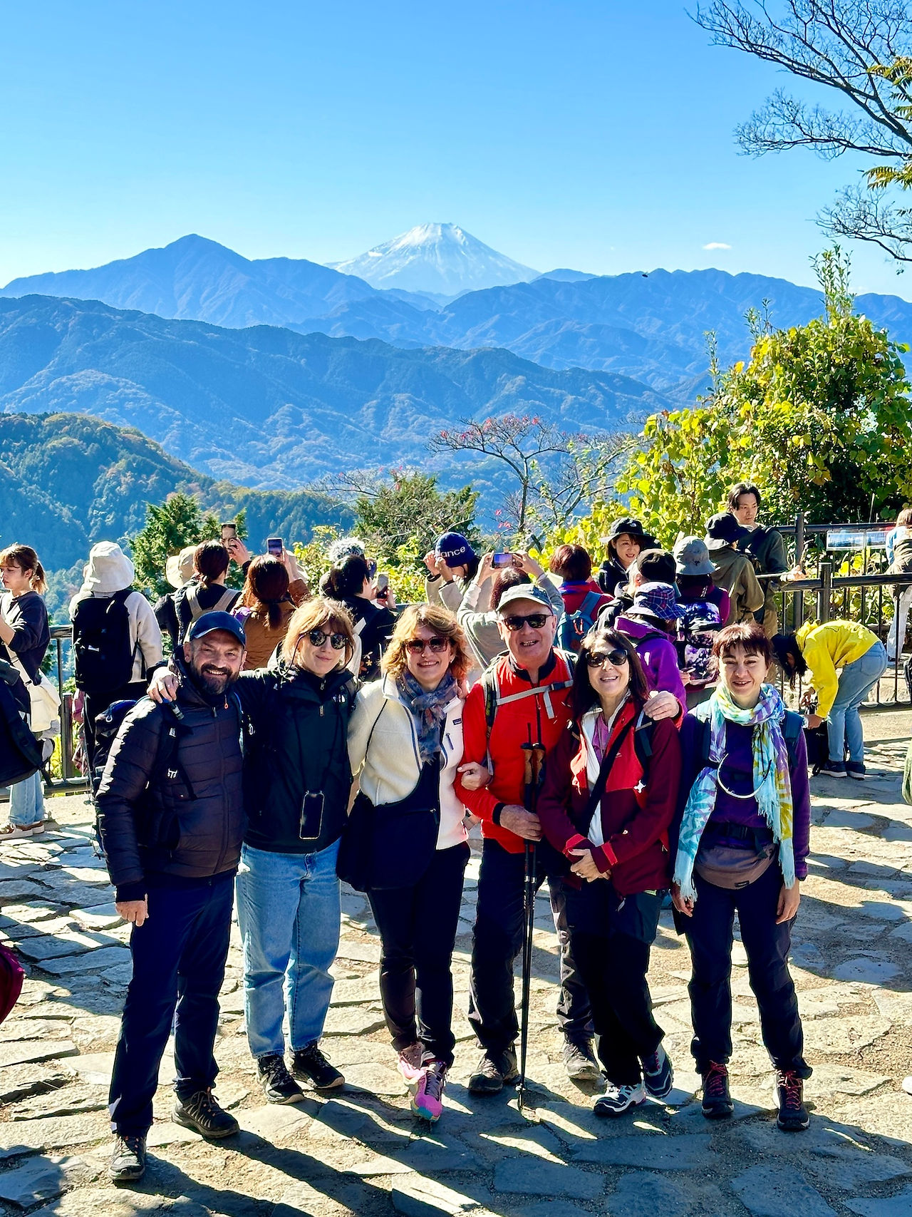 Panorama sul Fujisan dal Monte Takao