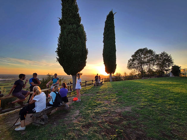 Escursione al tramonto in Franciacorta
