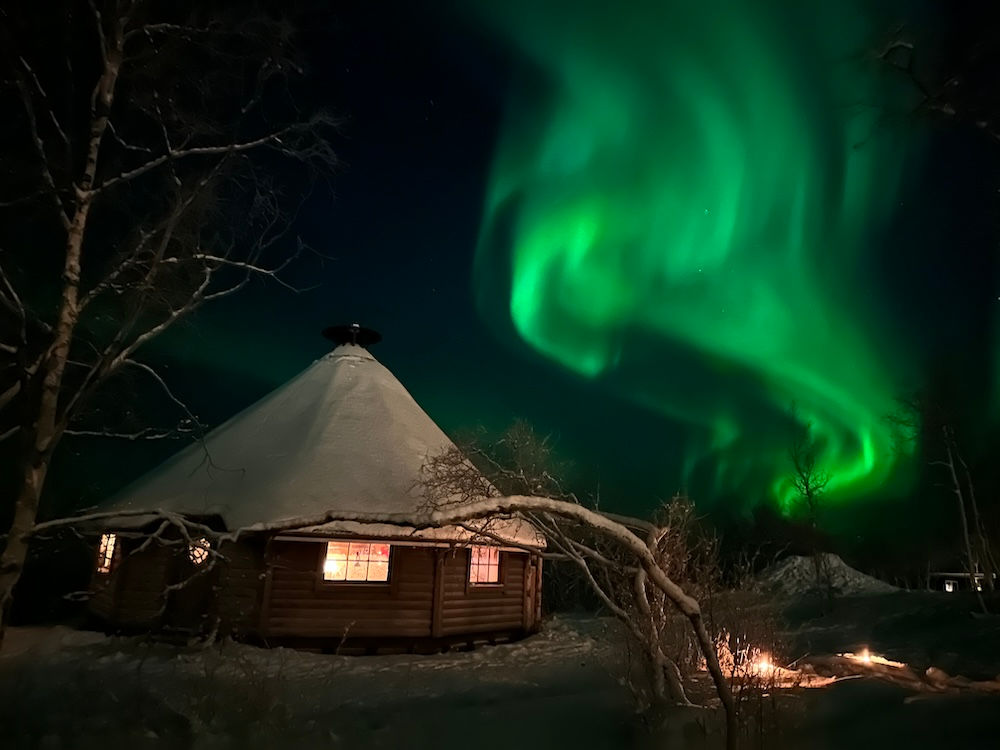 Aurora Boreale ad Abisko, Svezia, in Lapponia Svedese