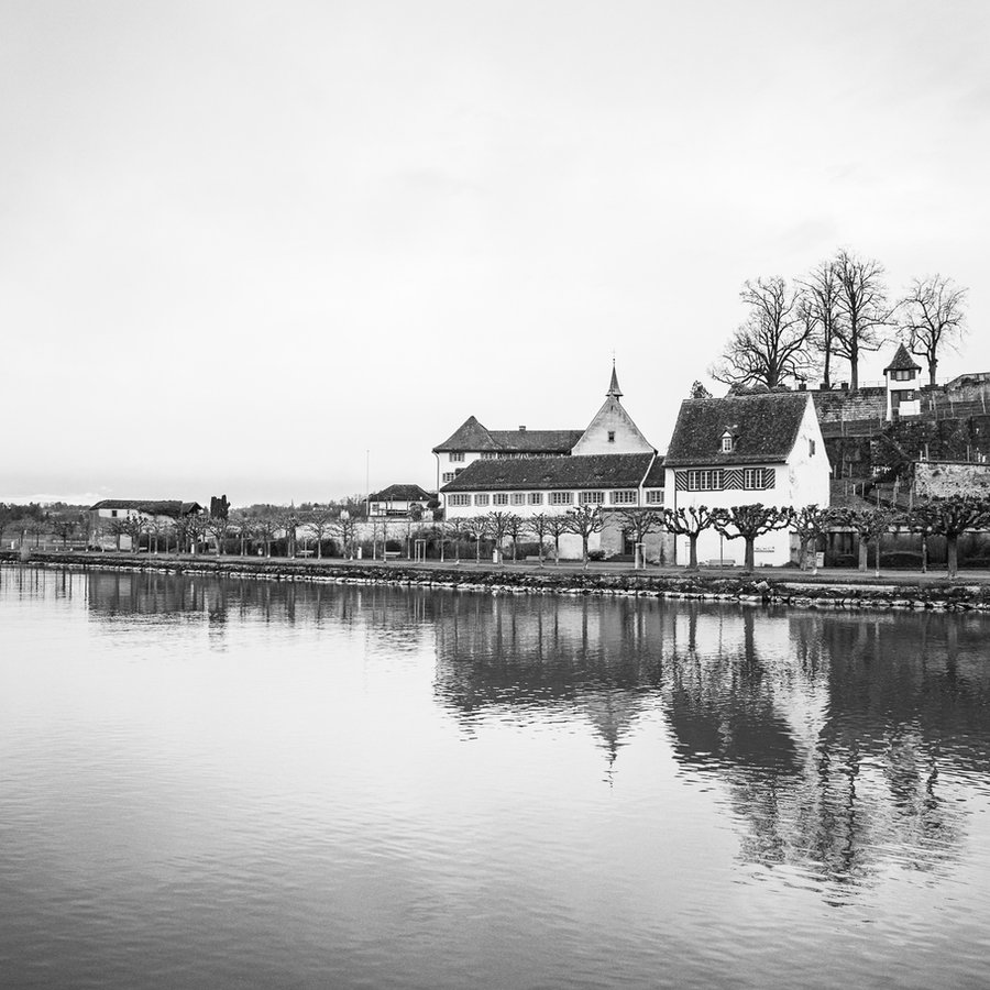 Black-and-white motif from Rapperswil