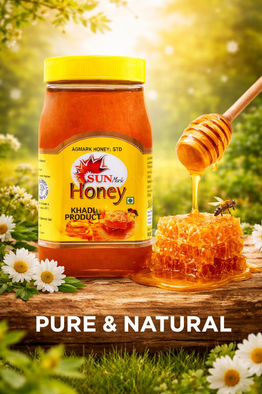 Discover the Health Benefits of Sun Mark Honey – 100% Natural, AGMARK Certified