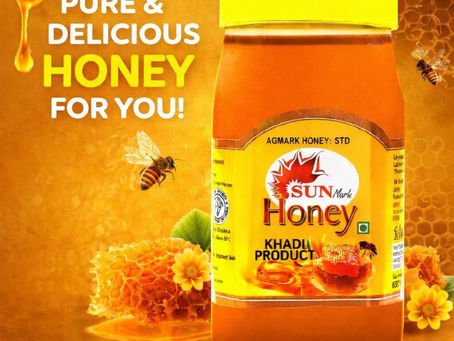 Sun Mark Pure Honey – 100% Natural, AGMARK Certified