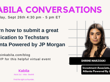 Learn how to submit a great application to Techstars Atlanta Powered by JP Morgan