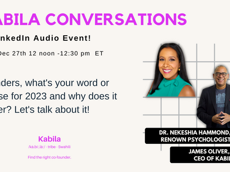 Founders, what's your word or phrase for 2023 and why does it matter? Let's talk about it!