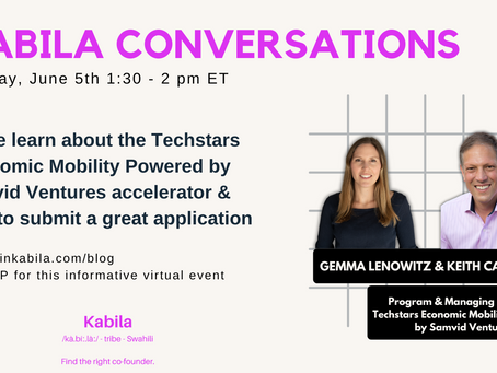Learn about the Techstars Economic Mobility Powered by Samvid Ventures accelerator