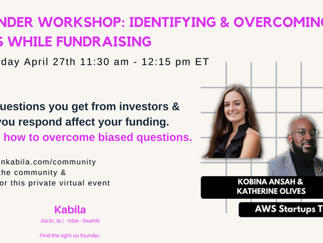 Learn how to identify and overcome bias while fundraising, and raise more capital