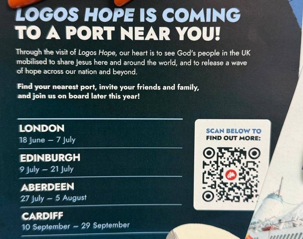 Logos Hope in Cardiff