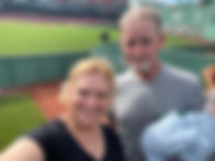 Amy and Tom at Fenway Park