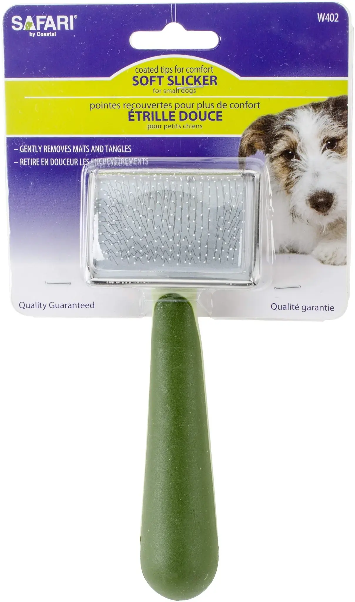 Safari étrille douce pour petit chien et chat