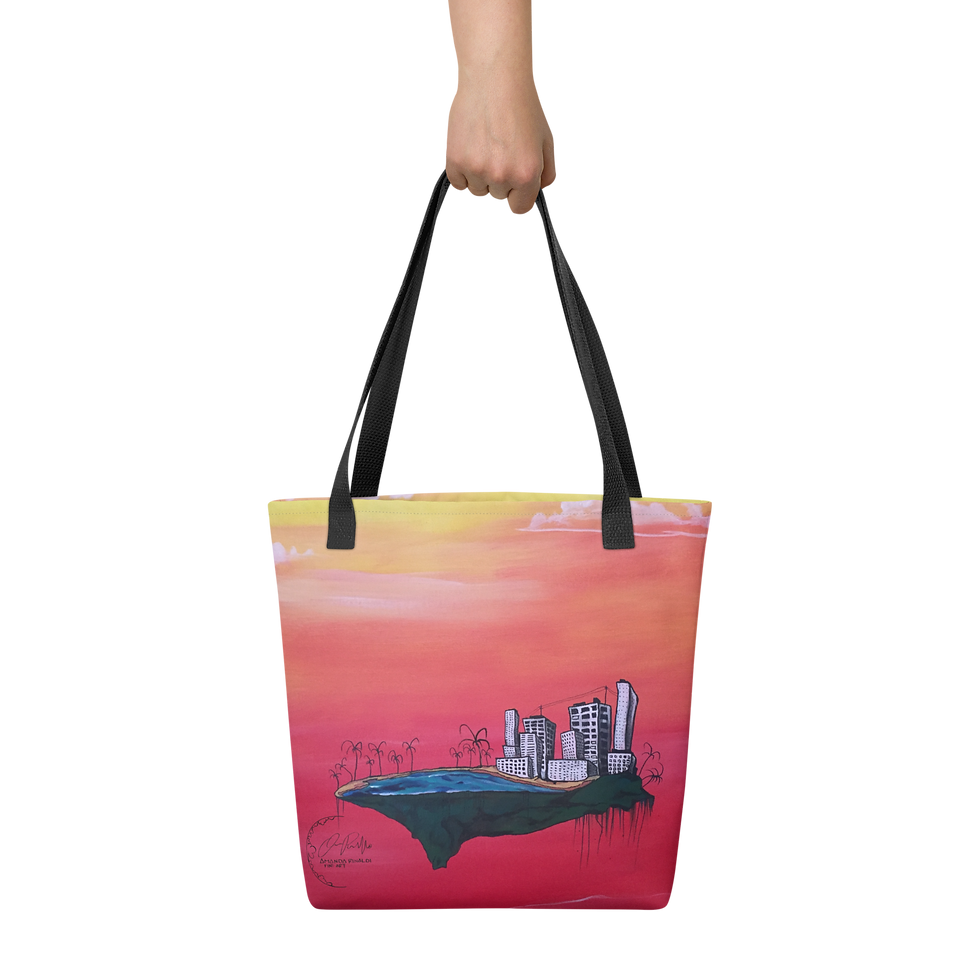 Thumbnail: A BEACH IN HAWAII - Tote Bag