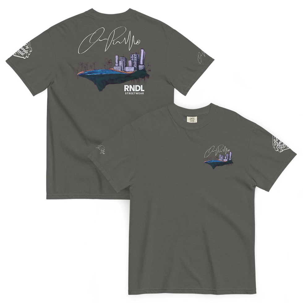 Thumbnail: A BEACH IN HAWAII - SIGNATURE TEE (Dark Colors)