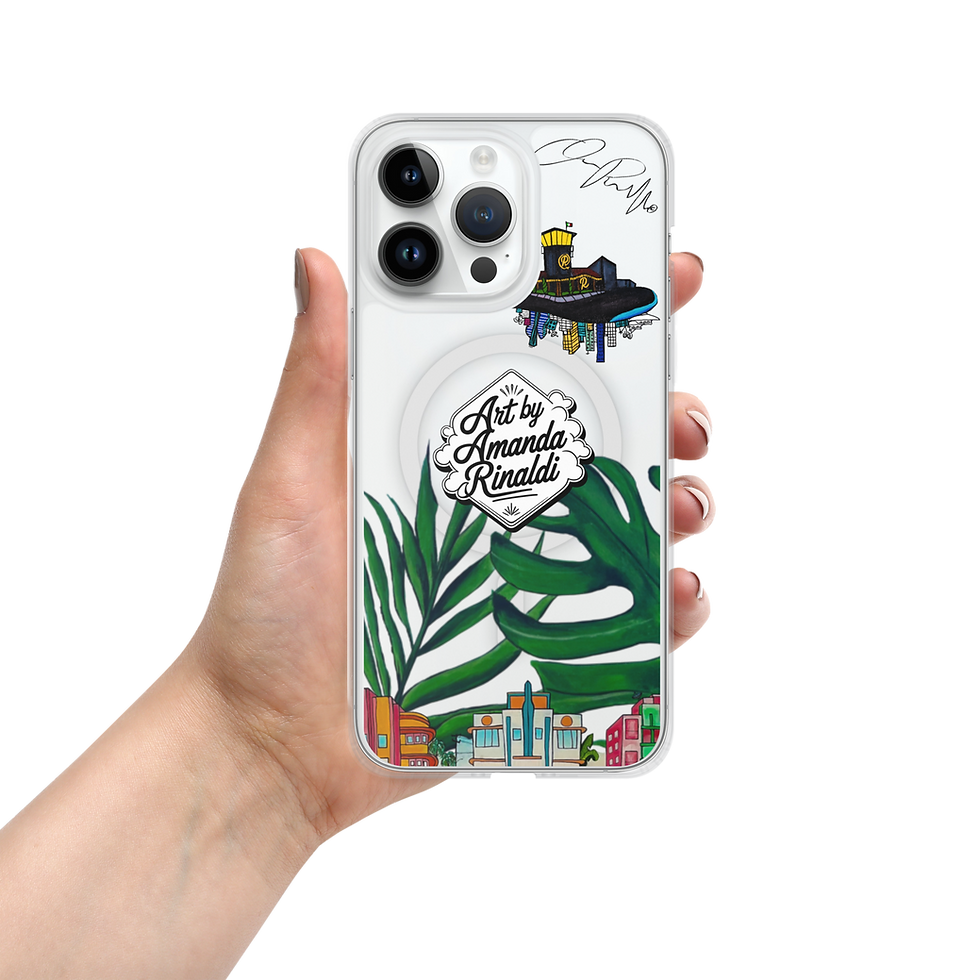 Thumbnail: SOUTH BEACH X RUNWAY - MagSafe® clear case for iPhone®