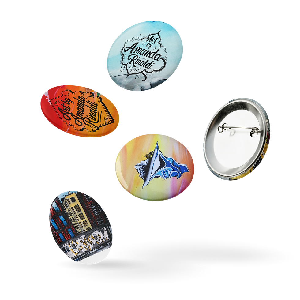 Thumbnail: MINI ART BUTTONS (Set of 5) – Art You Can Wear