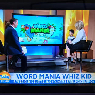 Literacy Planet Word Mania Winner Today Show Evan Luc Tran