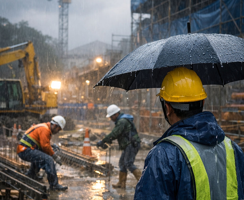 雨天作業時の安全対策まとめと資料活用のすすめ