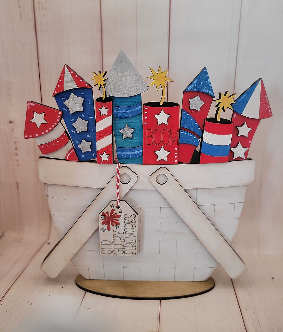 Thumbnail: Basket and Interchangeable Monthly Toppers