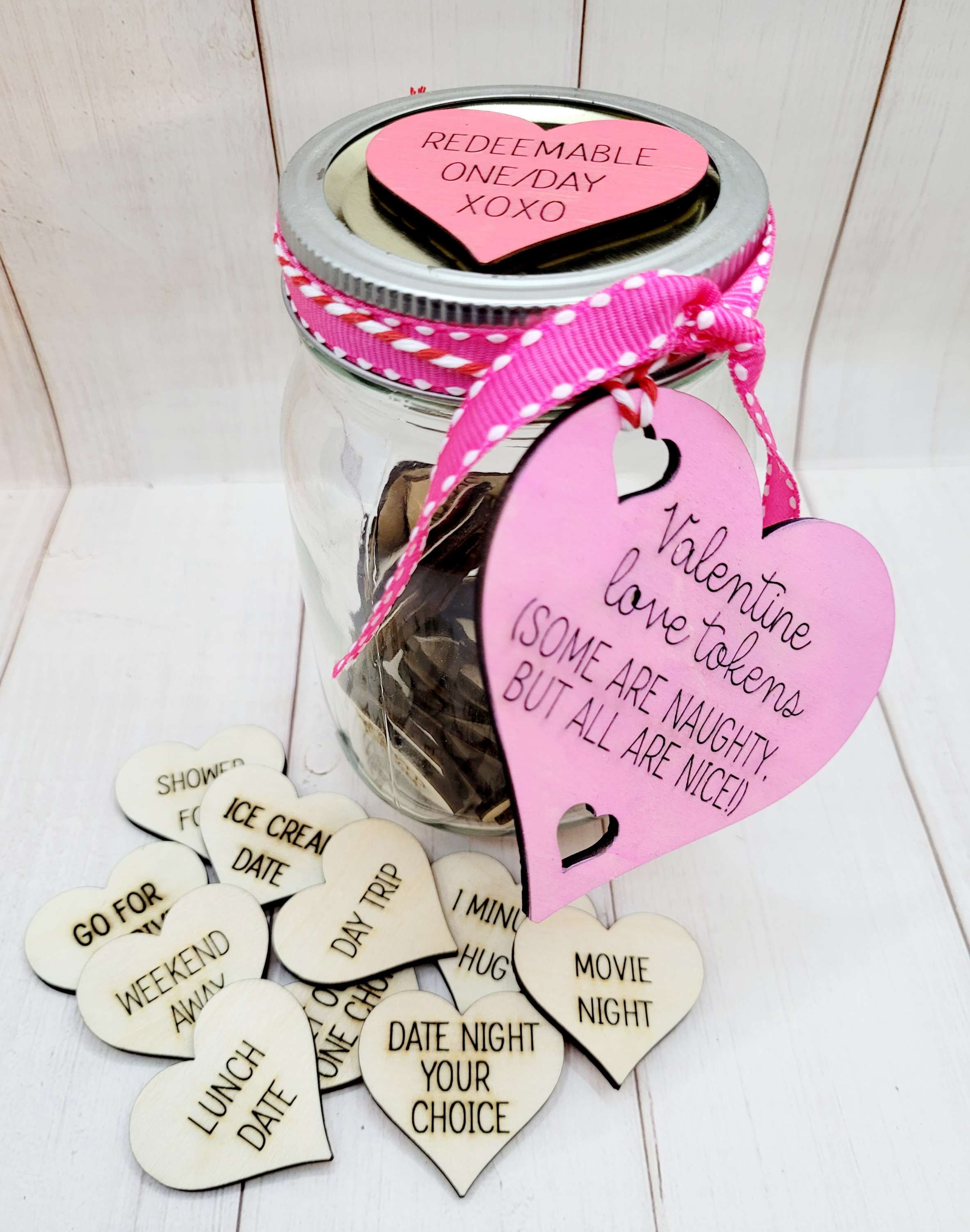 Valentine Love Token Jar