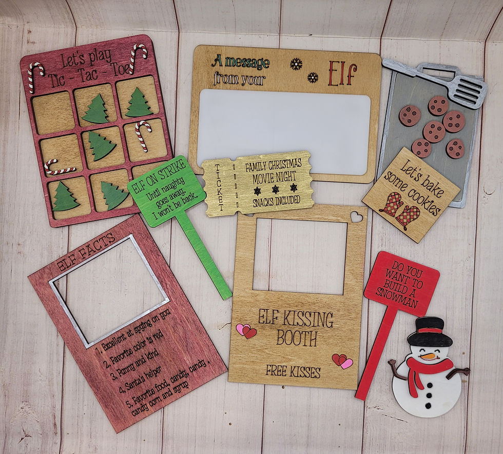Thumbnail: Elf-on-the-shelf Prop Set