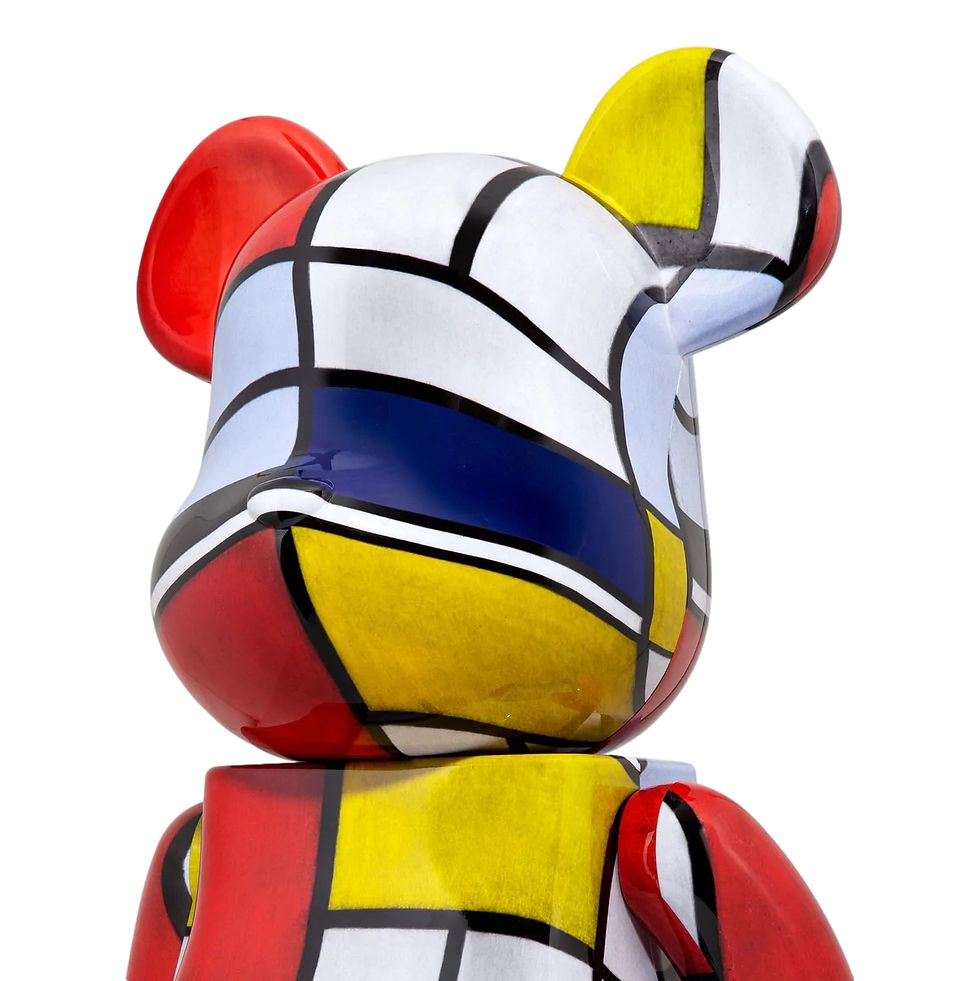 Miniature : 400% + 100% Bearbrick Piet MONDRIAN