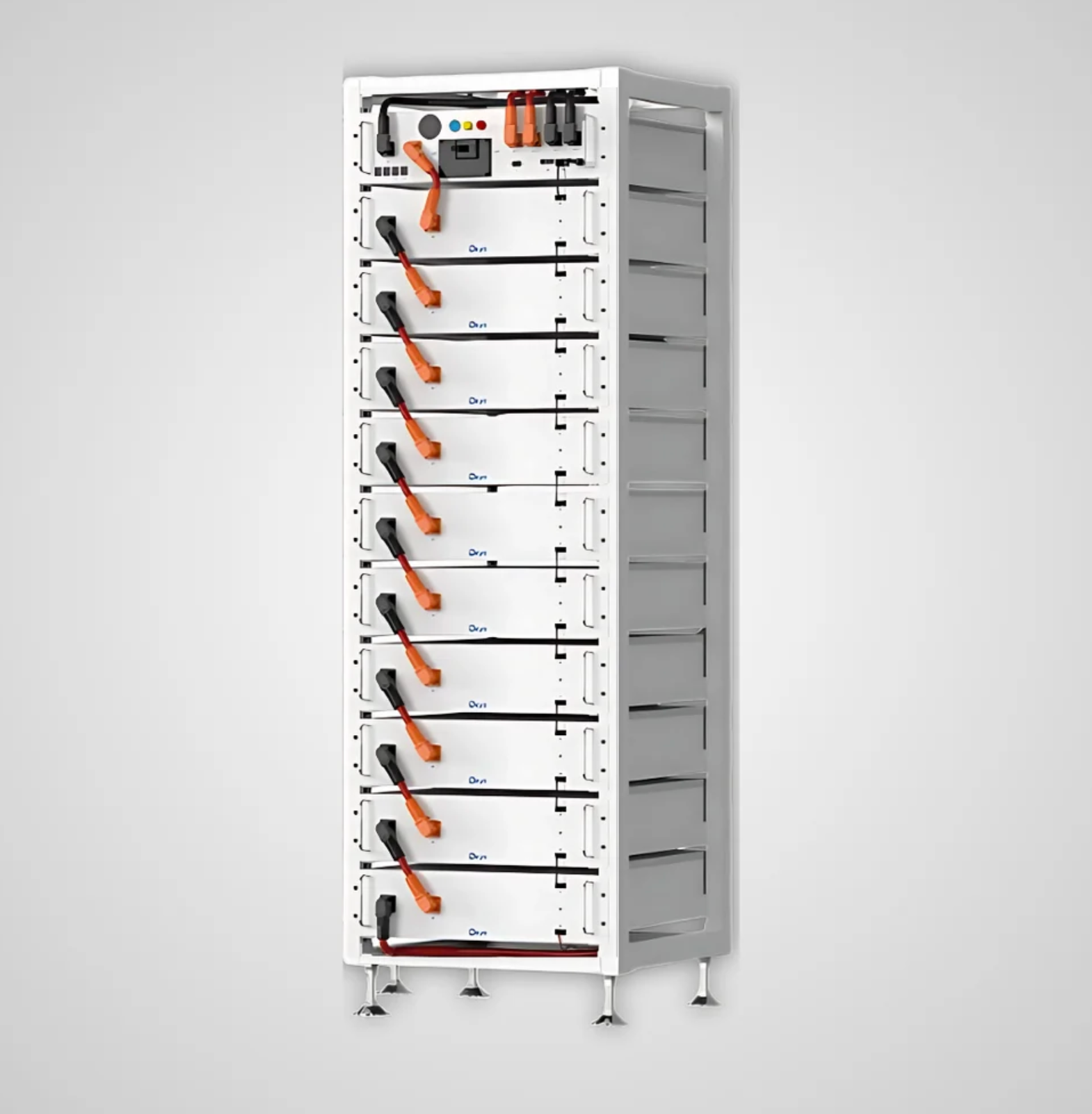 Deye BOS-A 76.8kWh High-Voltage Battery Bank with Cluster Controller and Cabinet