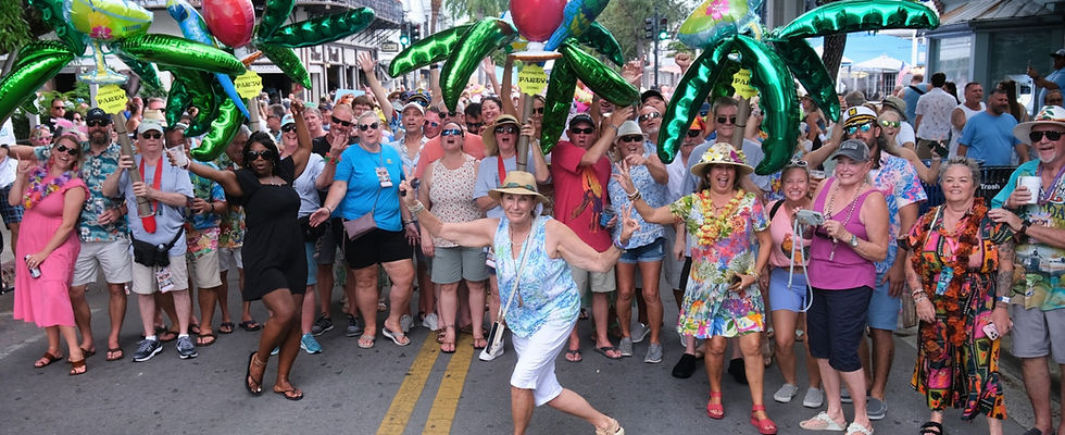Parade with Lucy Buffett by Virginia Wark