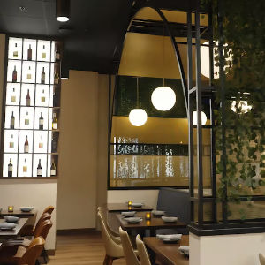 A cafe for the bottles