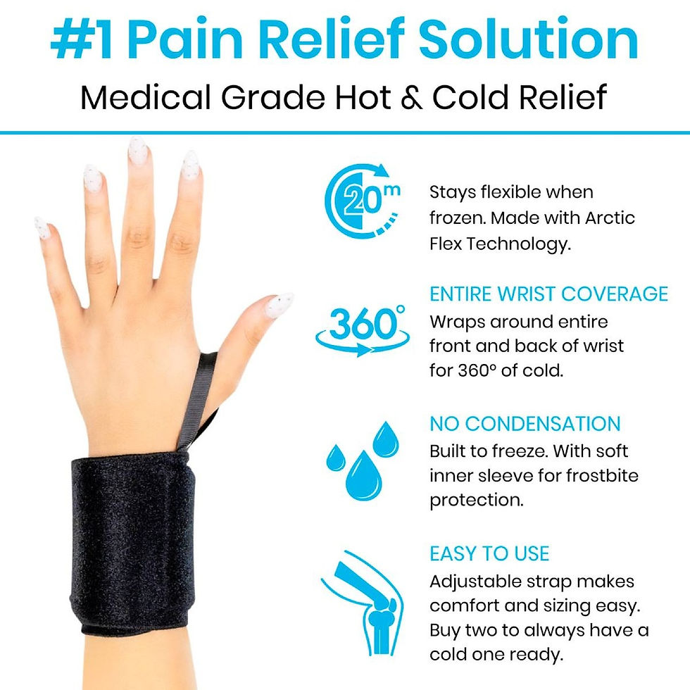 Miniatura: Hot and Cold Wrist Wraps