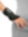 Thumbnail: Green Fitted Wrist Brace, Right Hand, Unisex, One Size Fits Most- Black