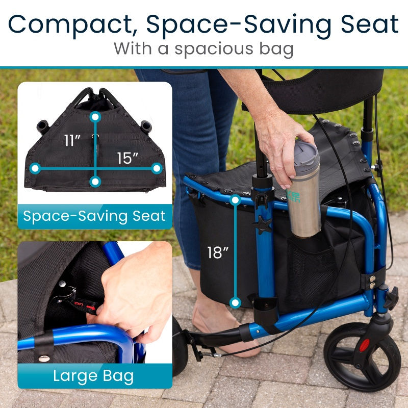 Miniatura: Tri-Rollator With Seat