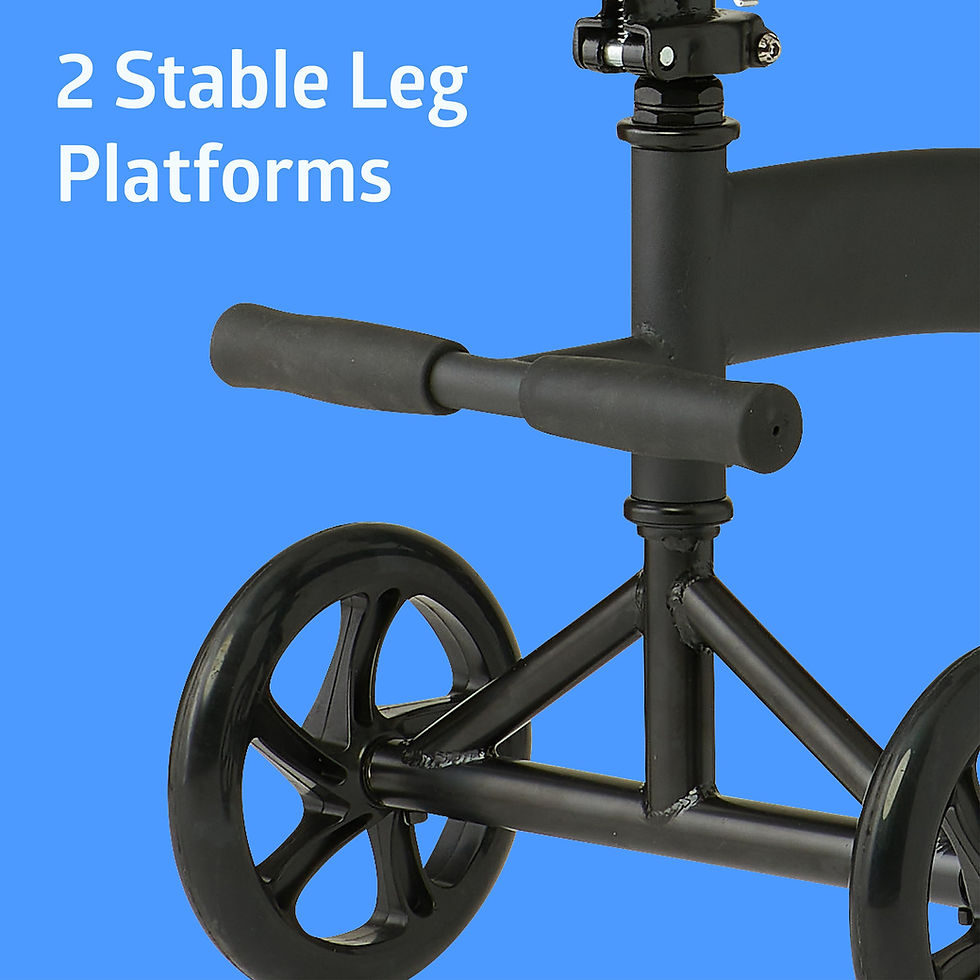 Miniatura: Medline Manual Seated Scooter Knee Walker
